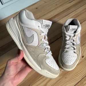 Jordan Stadium 90 Sail White Vast Grey Mens DX4397-100 Low Top Sneakers Size 10